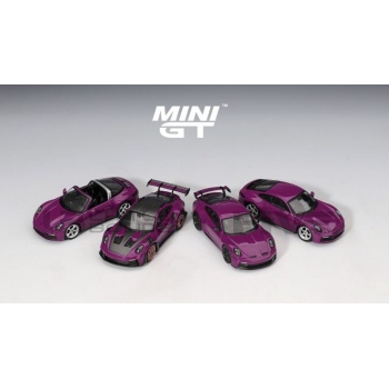MINI GT 1/64 - PORSCHE 911 (992) 4 Cars Set - 2025