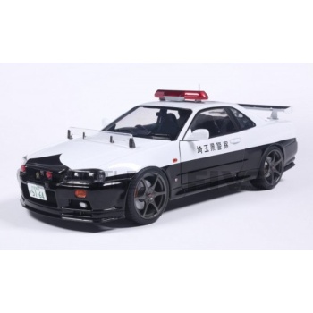 SOLIDO 1/18 - NISSAN Skyline (BNR34) GT-R Japanese Police - 1999