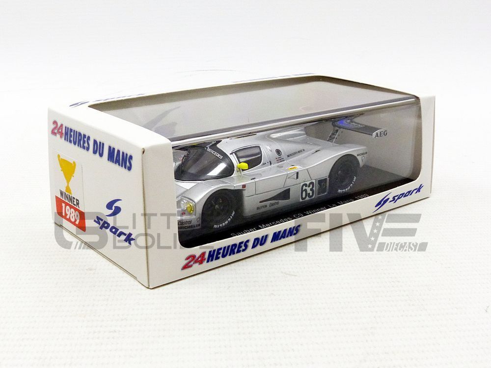 43LM89 – SPARK 1/43 - SAUBER-MERCEDES C9 - Winner 24h Le Mans 1989