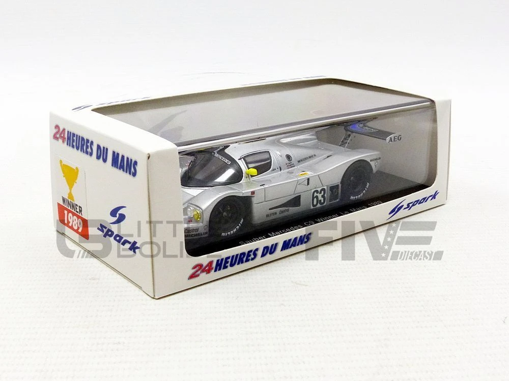 43LM89 – SPARK 1/43 - SAUBER-MERCEDES C9 - Winner 24h Le Mans 1989