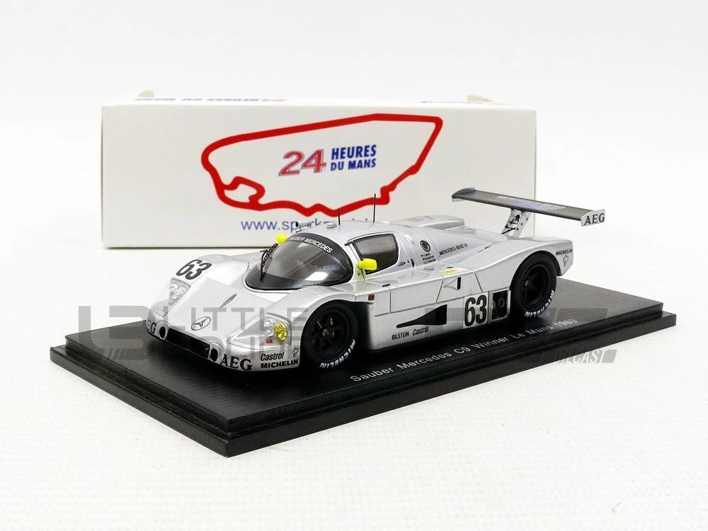 43LM89 – SPARK 1/43 - SAUBER-MERCEDES C9 - Winner 24h Le Mans 1989