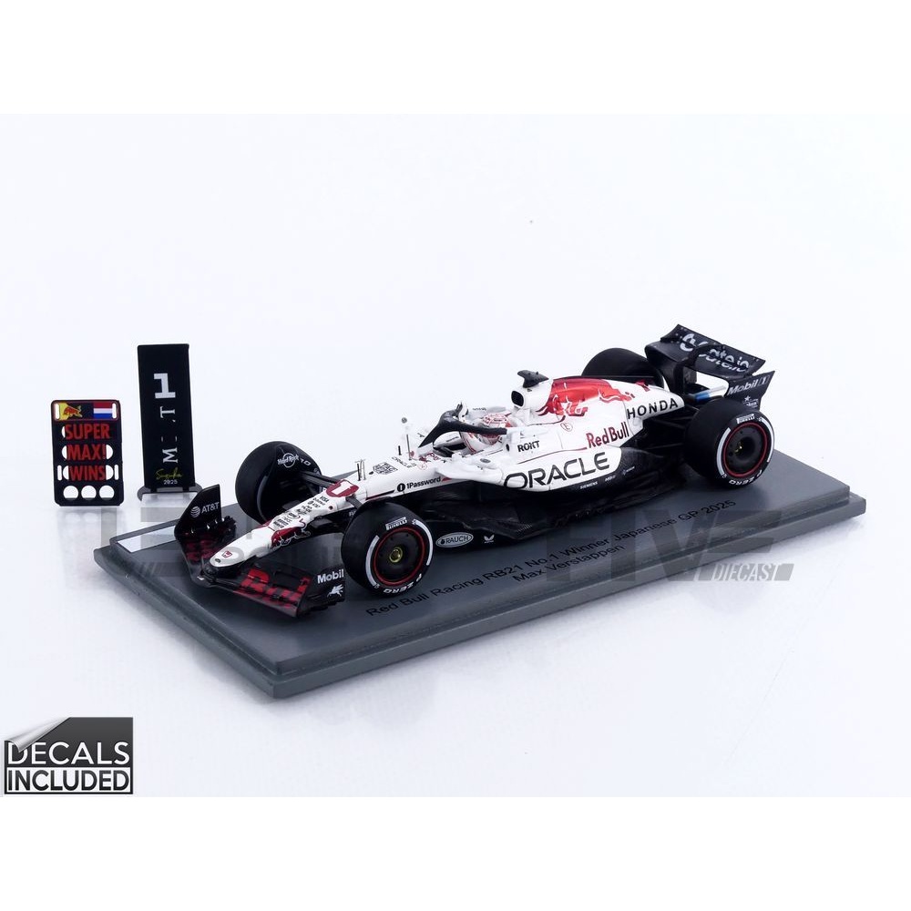 S9594 – SPARK 1/43 - RED BULL RB21 - Winner Japanese GP 2025 (M