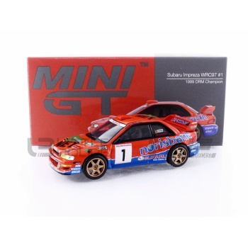 MINI GT 1/64 - SUBARU Impreza WRC97 - DRM Champion 1999