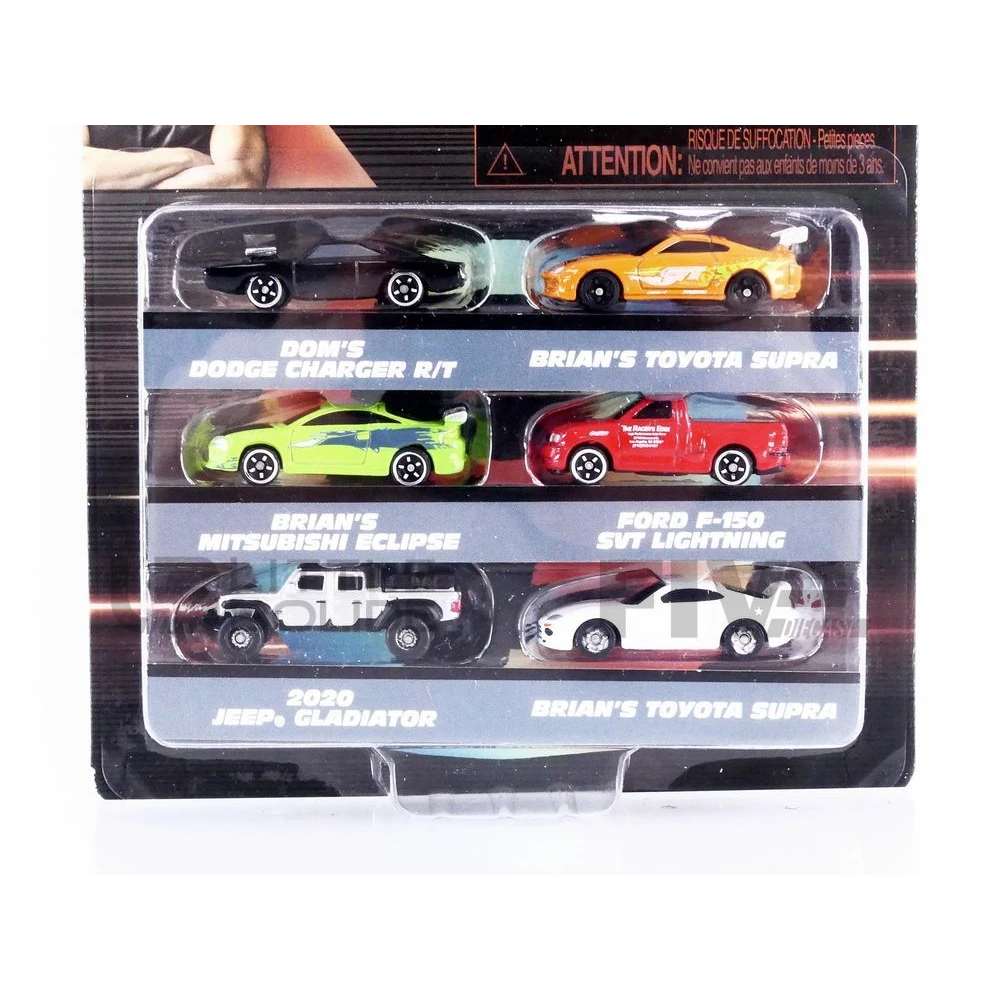 36679 – JADA TOYS 1/87 - PORSCHE 6 Cars Set Fast and Furious
