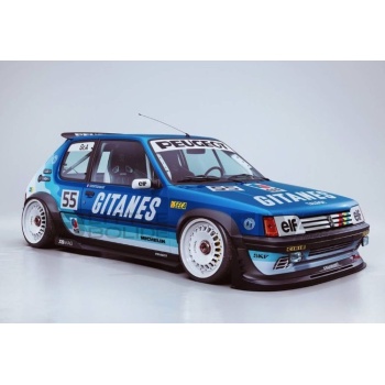 SOLIDO 1/18 - PEUGEOT 205 GTi Blackfish G Tribute - 1990
