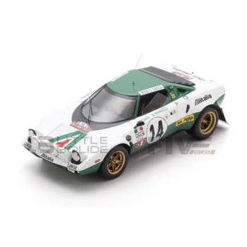 SPARK 1/18 - LANCIA Stratos - Winner Rallye Monte-Carlo 1975