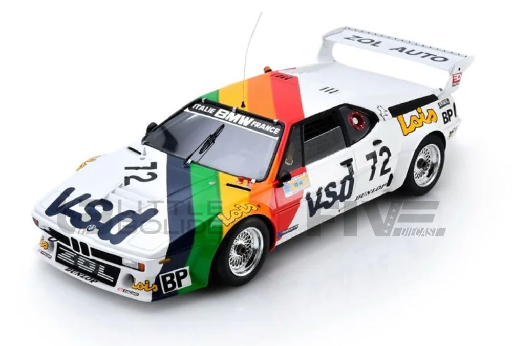 18S615 – SPARK 1/18 - BMW M1 - 24h Le Mans 1981 - Little Bolide