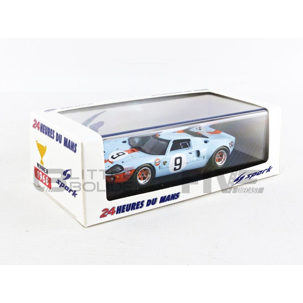 43LM68 – SPARK 1/43 - フォード GT 40 - 1968年ル・マン24時間レース