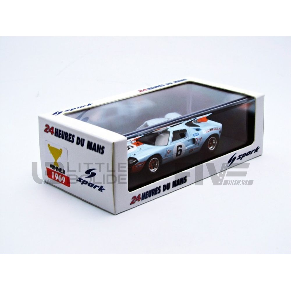43LM69 – SPARK 1/43 - FORD GT 40 - Winner 24h Le Mans 1969