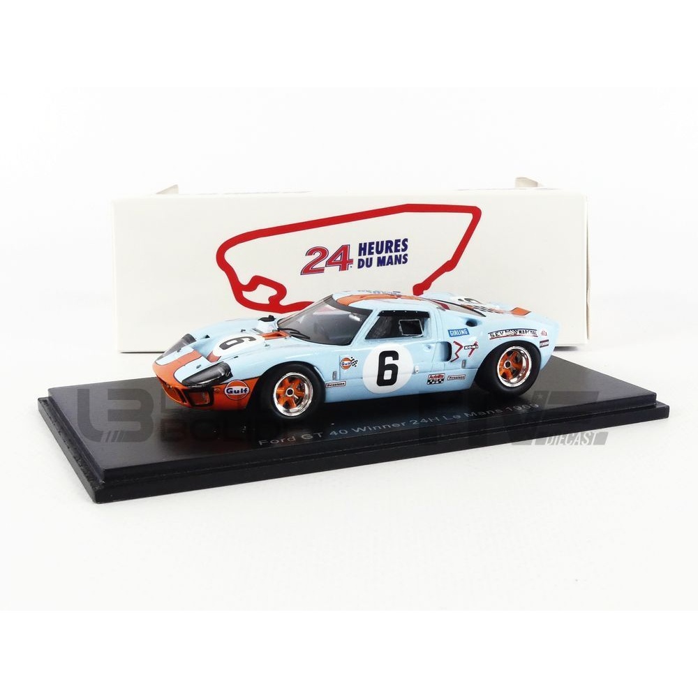43LM69 – SPARK 1/43 - FORD GT 40 - Winner 24h Le Mans 1969