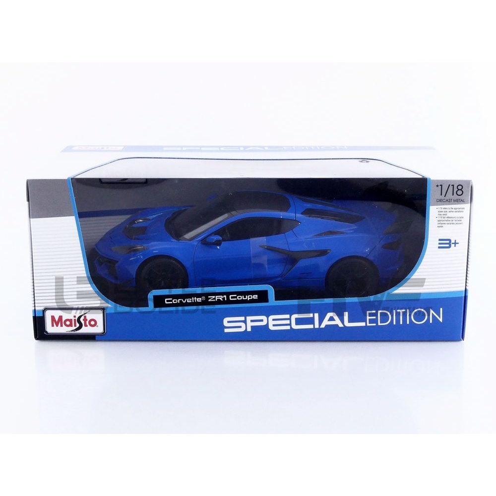 31475BL – MAISTO 1/18 - CHEVROLET Corvette ZR1 - 2025 - Little Bolide