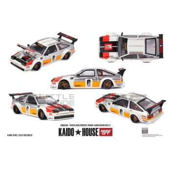 MINI GT 1/64 - TOYOTA AE86 Sprinter Trueno Kaido Racing DEV V1 - 1983