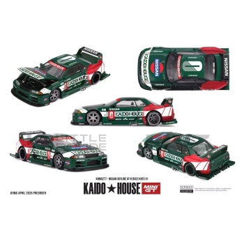 MINI GT 1/64 - NISSAN Skyline GT-R (R32) KHTC V1 - 1989