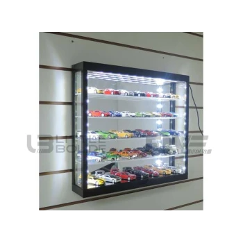 TRIPLE 9 1/64 - DISPLAY CASE 5-Layer Led Display Case for 1/64 with Mirror