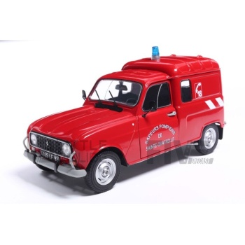 SOLIDO 1/18 - RENAULT 4LF4 Pompier - 1976