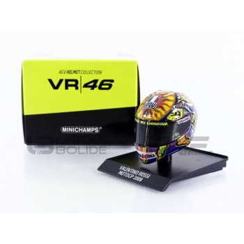 MINICHAMPS 1/10 - AGV Casque Rossi - Moto GP 2008
