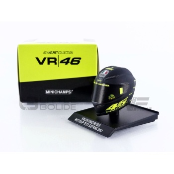 MINICHAMPS 1/10 - AGV Casque Rossi - Moto GP Test Sepang 2012