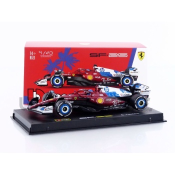 BBURAGO 1/43 - FERRARI SF-25 - Miami GP 2025 (C. Leclerc)