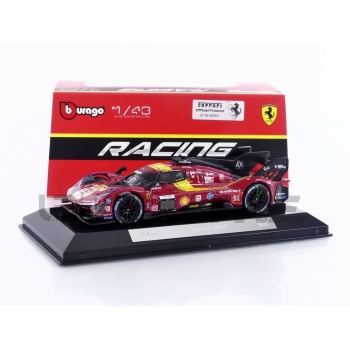 BBURAGO 1/43 - FERRARI 499P 3.0L Turbo V6 - 3rd 24h Le Mans 2025