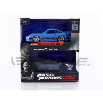 JADA TOYS 1/32 - PORSCHE Twin Pack 996 GT3 RS + McLaren 720S