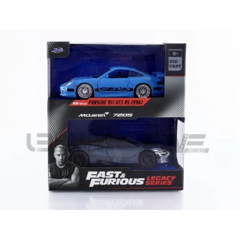 JADA TOYS 1/32 - PORSCHE Twin Pack 996 GT3 RS + McLaren 720S