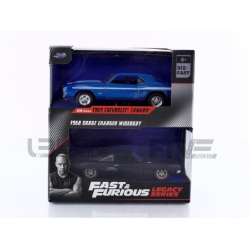 JADA TOYS 1/32 - CHEVROLET Twin Pack Camaro + Dodge Charger Widebody