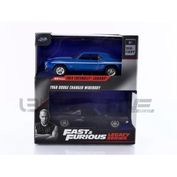 JADA TOYS 1/32 - CHEVROLET Twin Pack Camaro + Dodge Charger Widebody