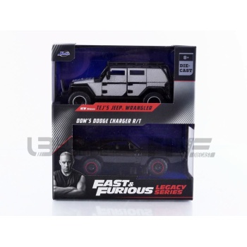 JADA TOYS 1/32 - JEEP Twin Pack Wrangler +  Dodge Charge Off-Road