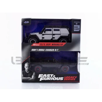 JADA TOYS 1/32 - JEEP Twin Pack Wrangler +  Dodge Charge Off-Road