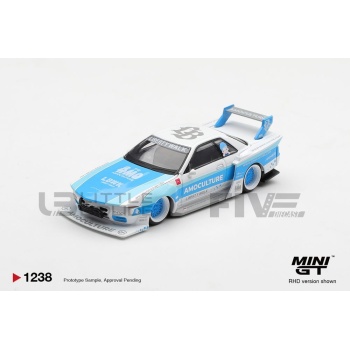 MINI GT 1/64 - NISSAN Skyline GTR (R32) LBWK Kaido Works - 2026