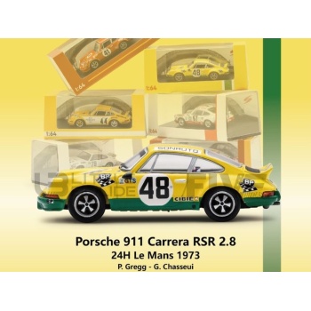 SPARK 1/64 - PORSCHE 911 Carrera RSR 2.8 - 24h Le Mans 1973