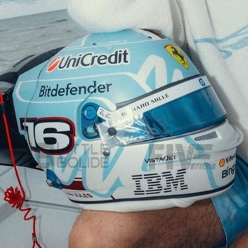 LOOKSMART 1/5 - CASQUE Charles Leclerc - Miami GP 2026