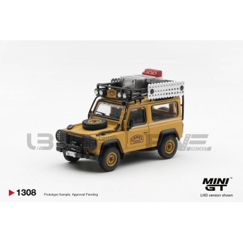 MINI GT 1/64 - LAND ROVER Defender 90 - Camel Trophy Borneo 1985