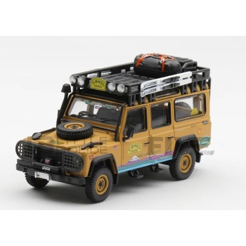 MINI GT 1/64 - LAND ROVER Defender 110 - Camel Trophy Tierra Del Fuego 1998
