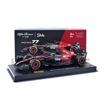 BBURAGO 1/43 - ALFA-ROMEO C43 - Season Car 2023 (V. Bottas)