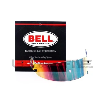 MINI HELMET 1/2 - ACCESSOIRES Bell Mini Helmet Visor Shield Red