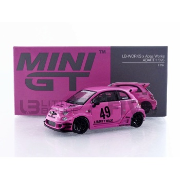 MINI GT 1/64 - FIAT Abarth 595 LB-Works Abas Works - 2024