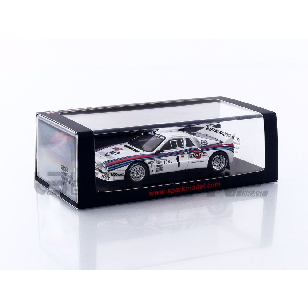 S9108 – SPARK 1/43 - LANCIA 037 - Winner Monte-Carlo Rally 1983