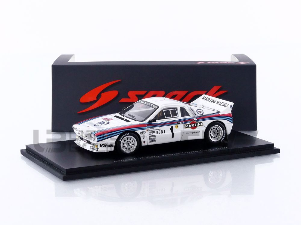 S9108 – SPARK 1/43 - LANCIA 037 - Winner Monte-Carlo Rally 1983