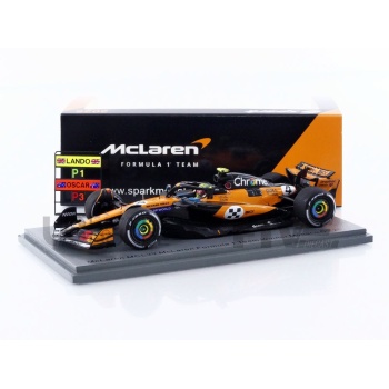 SPARK 1/43 - MCLAREN MCL39 - Winner Monaco GP 2025 (L. Norris)