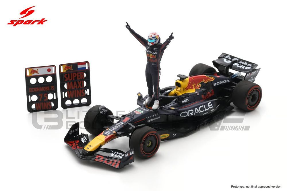 S9666 – SPARK 1/43 - RED BULL RB21 - Winner USA GP 2025 (M