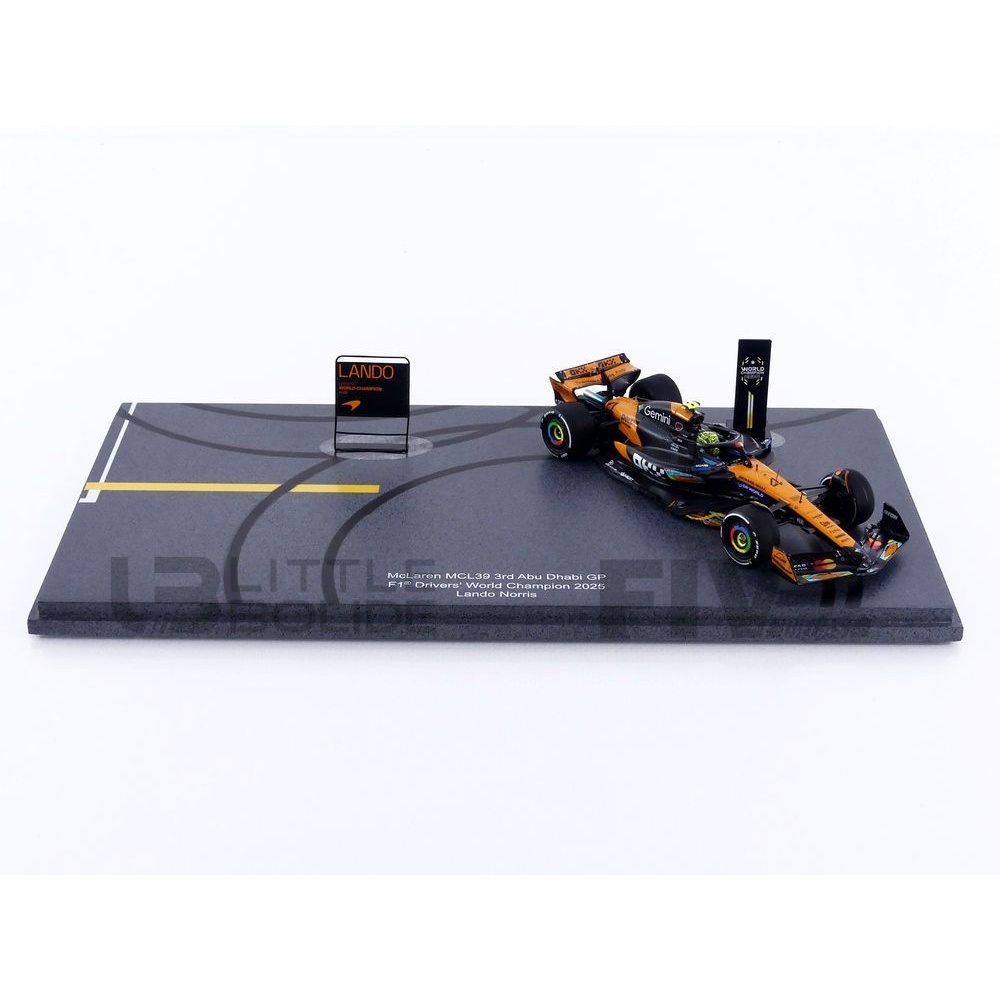 S9678 – SPARK 1/43 - MCLAREN MCL39 - World Champion 3rd Abu Dhabi