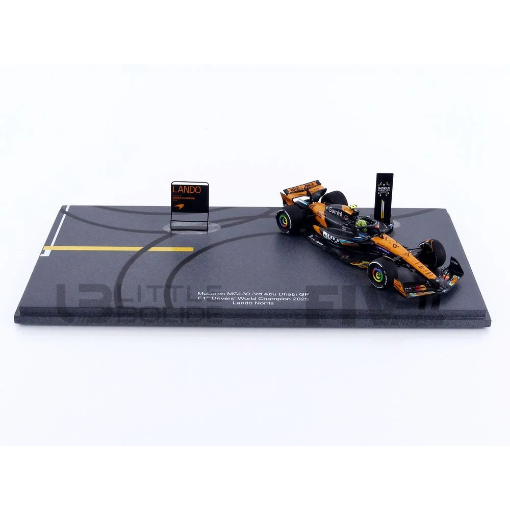 S9678 – SPARK 1/43 - MCLAREN MCL39 - World Champion 3rd Abu Dhabi