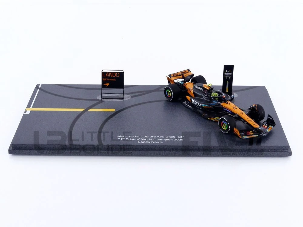 S9678 – SPARK 1/43 - MCLAREN MCL39 - World Champion 3rd Abu Dhabi