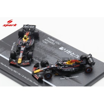 SPARK 1/64 - RED BULL Set RB21 x2 - Abu Dhabi GP 2025 (M. Verstappen - Y. Tsunoda)