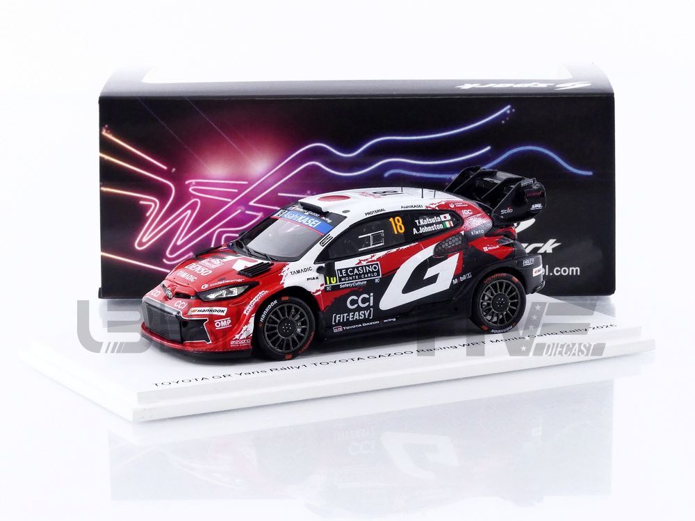 TOYOTA GR YARIS Rally1 2026 1/43 限定 S6914 – SPARK 1/43 - TOYOTA GR Yaris Rally1 - Monte-Carlo Rally