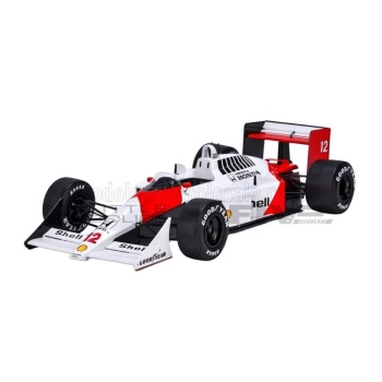 BBURAGO 1/43 - MCLAREN MP4/4 Honda - Ayrton Senna World Champion 1998 (A. Senna)