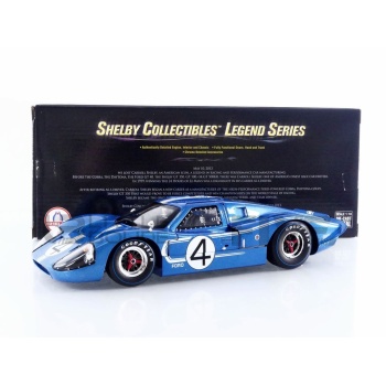 SHELBY COLLECTIBLES 1/18 - FORD GT 40 Mk IV - Le Mans 1967