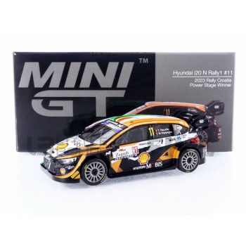 MINI GT 1/64 - HYUNDAI i20 N Rally1 - Rally Croatia 2023