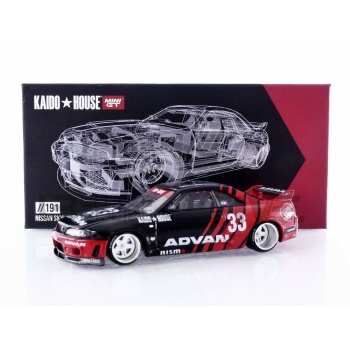 MINI GT 1/64 - NISSAN Skyline GT-R (R33) Kaido Works ADVAN